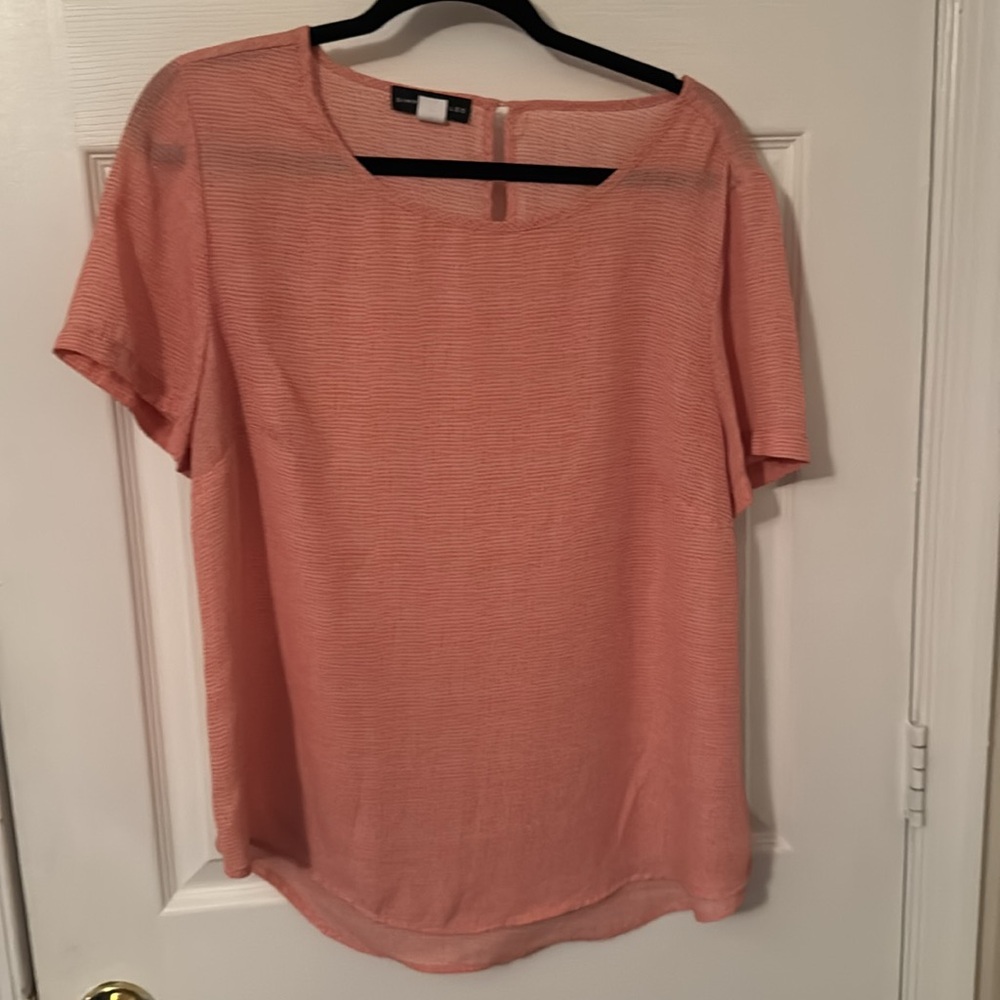Simply Styled Blouse Size XL Color Orange